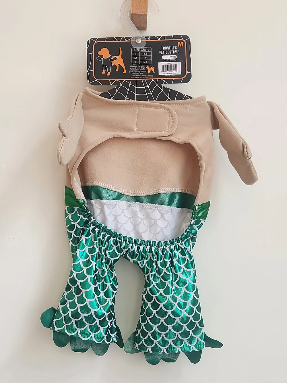 Throw Me A Bone Dog Halloween Costume Size M Mermaid Outfit